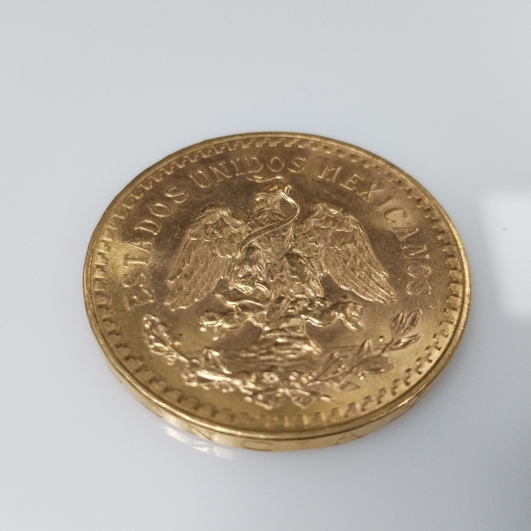 K1 41.6 GRMS 21 K IDENTIFICACIÓN MONEDA NOMINATIVA MONEDAS PESOS 50 PESOS (SEMINUEVO)