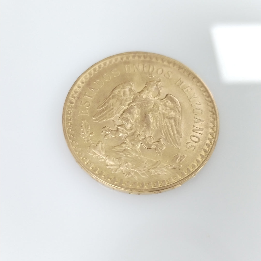 K1 41.6 GRMS 21 K IDENTIFICACIÓN MONEDA NOMINATIVA MONEDAS PESOS 50 PESO (SEMINUEVO)