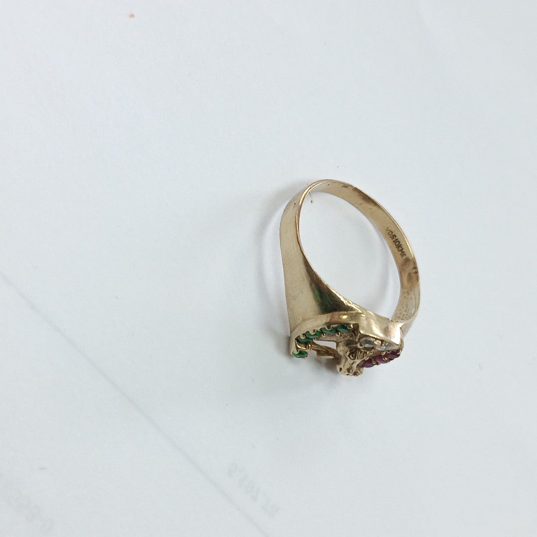 ANILLO ORO 10 K 4,50 GRMS (SEMINUEVO)
