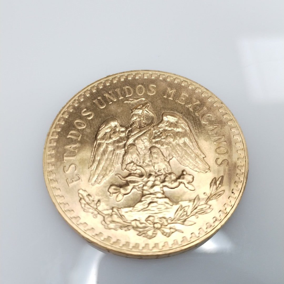 K1 41.6 GRMS 21 K IDENTIFICACIÓN MONEDA NOMINATIVA MONEDAS PESOS 50 PESOS (SEMINUEVO)