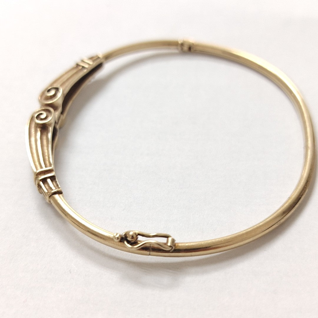 PULSERA RIGIDA ORO 14 K 9,50 GRMS (SEMINUEVO)