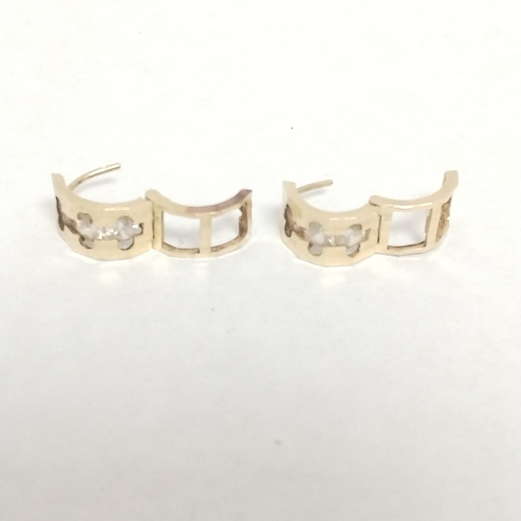 ARETES PAR ORO 14 K 3.5 GRMS (SEMINUEVO)