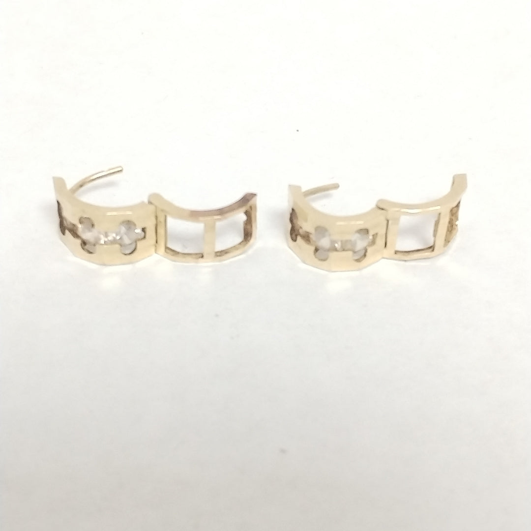 ARETES PAR ORO 14 K 3.5 GRMS (SEMINUEVO)