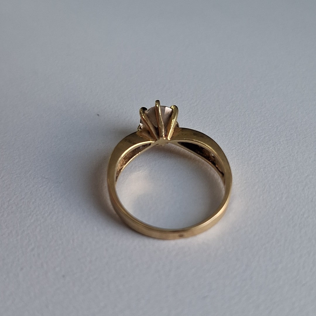 SOLITARIO ORO 14 K 2,60 GRMS (SEMINUEVO)