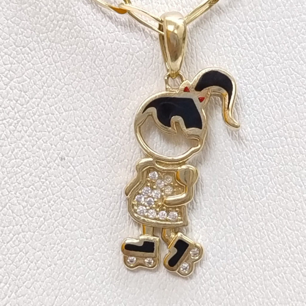CADENA, DIJE ORO 14 K 6 GRMS (SEMINUEVO)