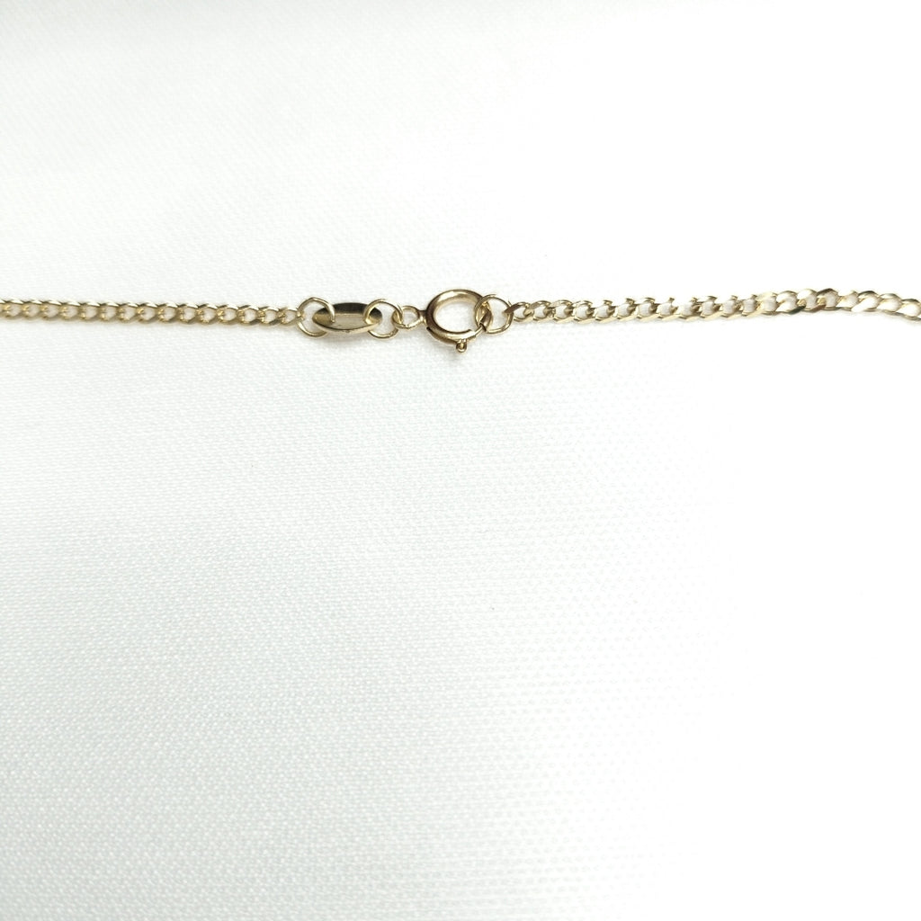CADENAS TEJIDO BARBADA ORO 10K 50 CM 3.5 GR (NUEVO)