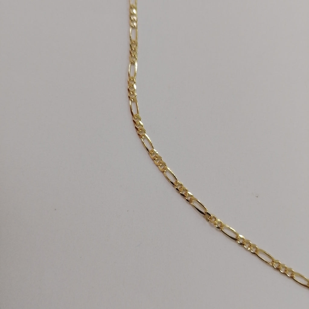 CADENAS TEJIDO 3X1 ORO 10K 55 CM 3.2 GR (NUEVO)