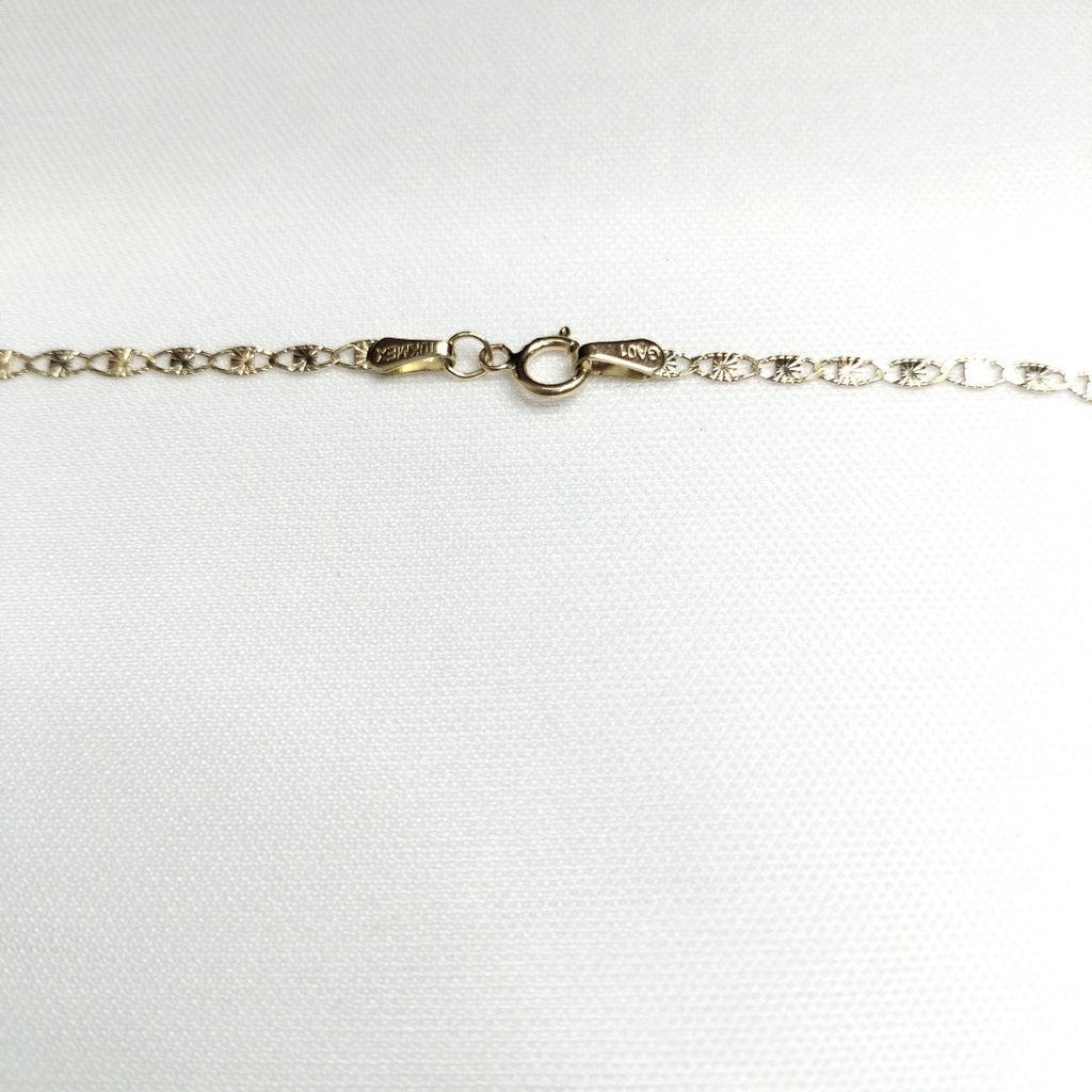 CADENAS TEJIDO GUCHI ORO 10K 55 CM 3 GR (NUEVO)