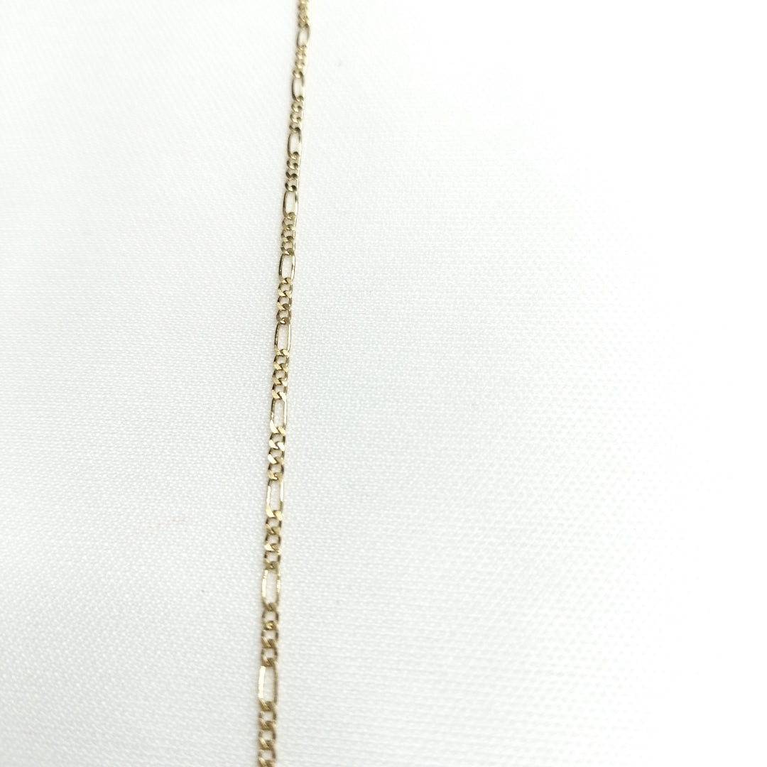 CADENAS TEJIDO 3X1 ORO 14K 55 CM 2.4 GR (NUEVO)