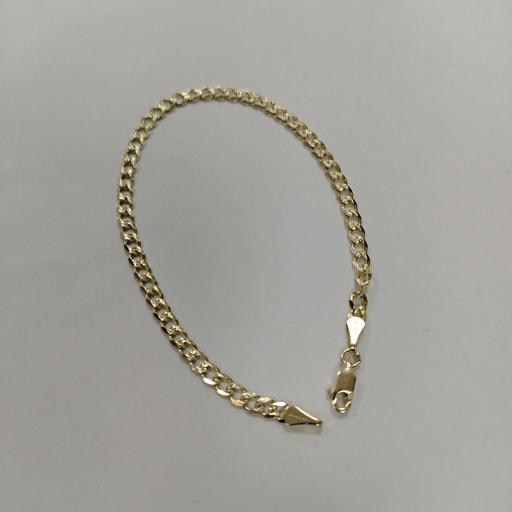 PULSERAS BARBADA ORO 14K 21 CM 5.3 GR (NUEVO)