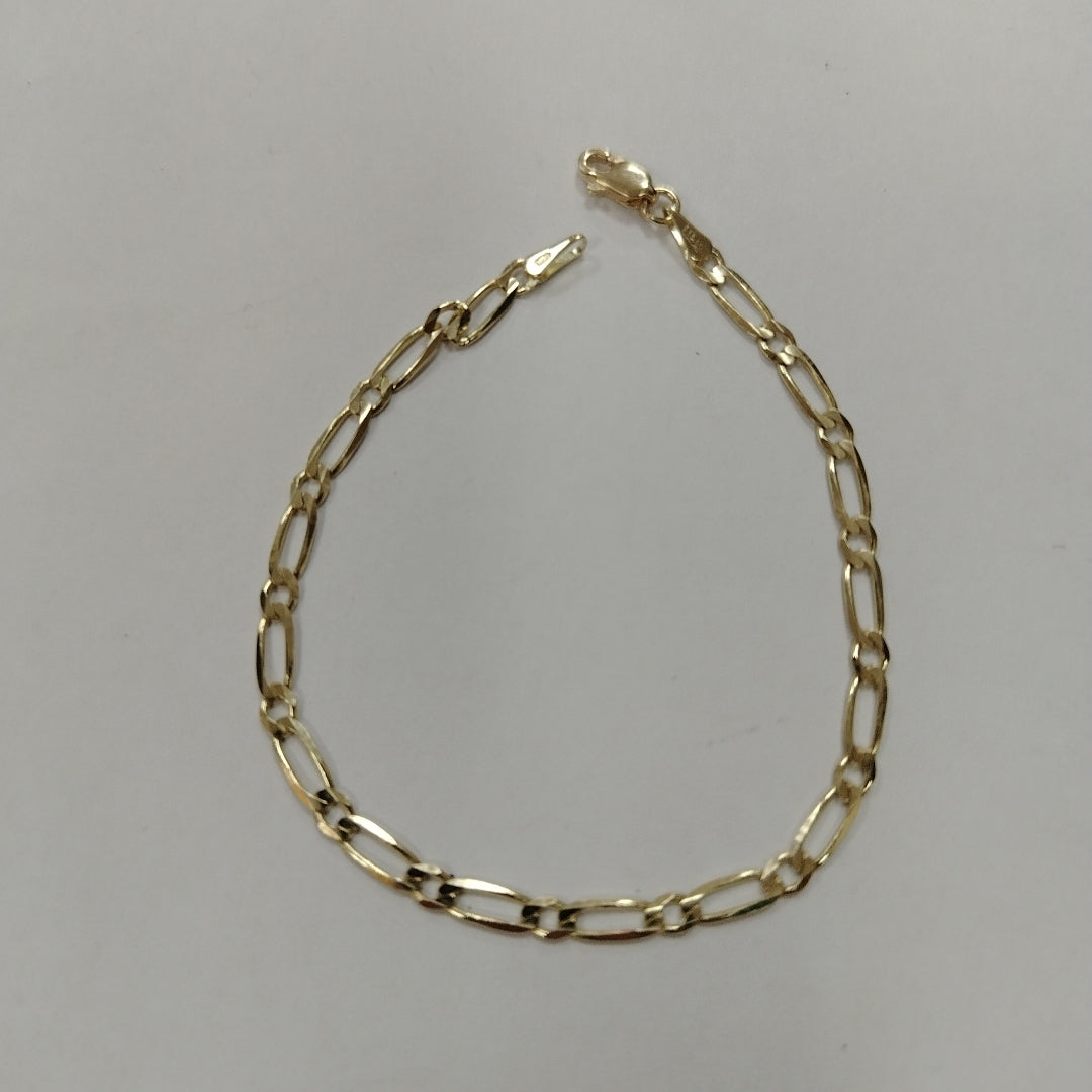 PULSERAS 1X1 ORO 14K 18 CM 2.6 GR (NUEVO)