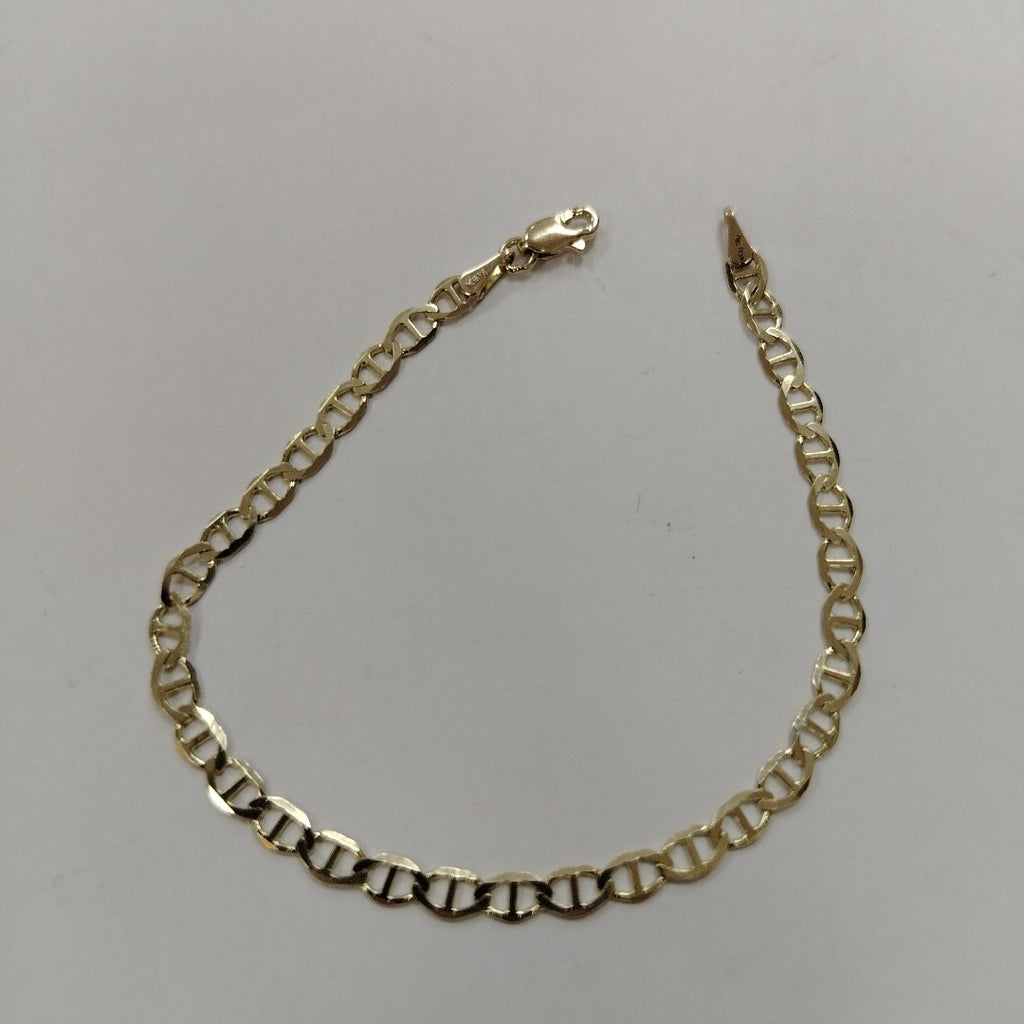 PULSERAS TEJIDO MARINERA ORO 14K 18 CM 2.9 GR (NUEVO)
