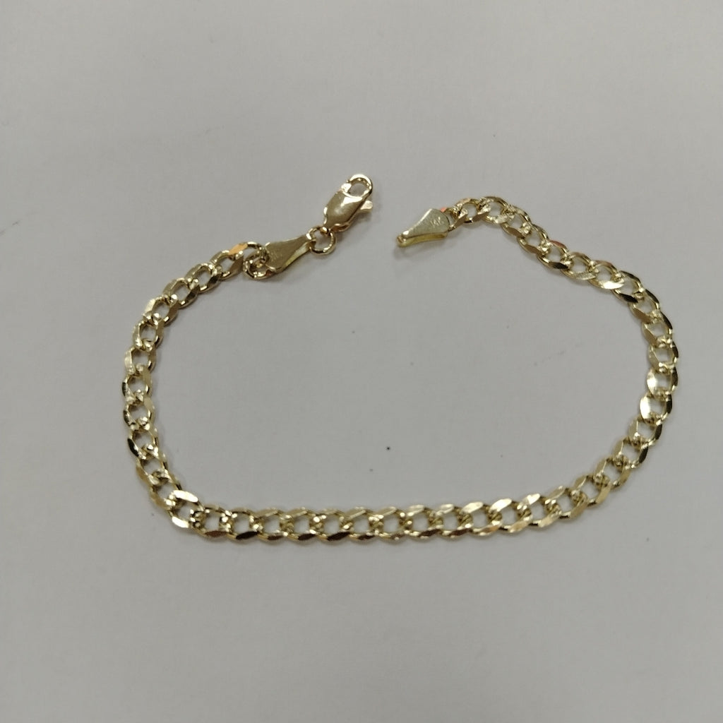 PULSERAS BARBADA ORO 14K 18 CM 4.6 GR (NUEVO)