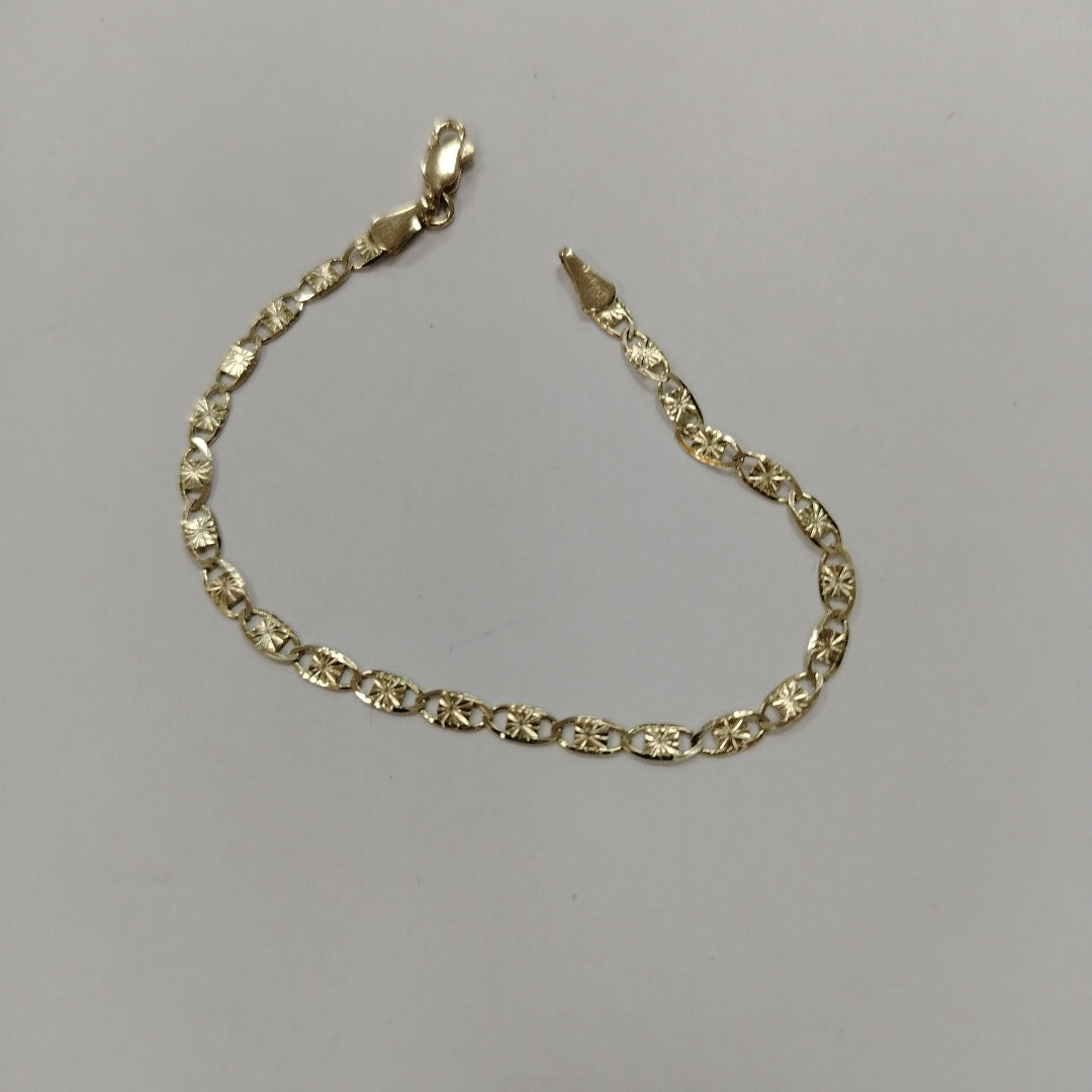 PULSERAS GUCHI ORO 14K 18 CM 2.9 GR (NUEVO)