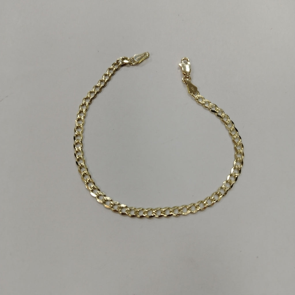 PULSERAS BARBADA ORO 14K 21 CM 5.2 GR (NUEVO)