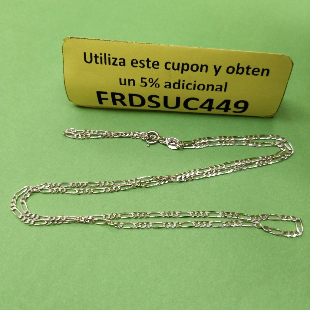 CADENAS TEJIDO 3X1 ORO 10K 55 CM 3.2 GR (NUEVO)