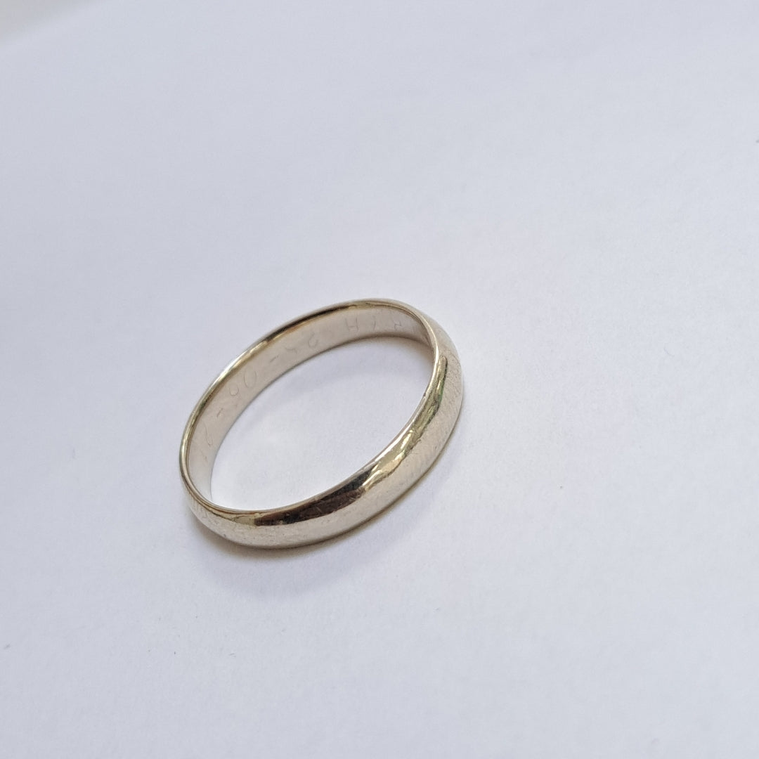 ARGOLLA ORO BLANCO 14 K 4.1 GRMS (SEMINUEVO)