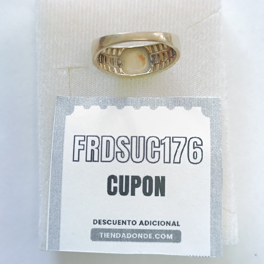 ANILLO ORO 10 K 3.4 GRMS (SEMINUEVO)