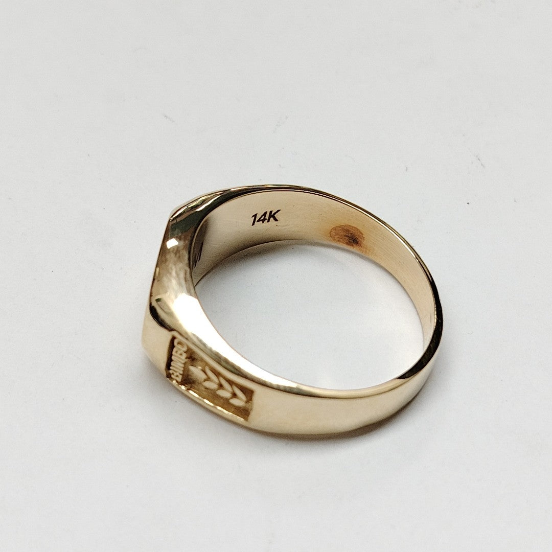 ANILLO CONMEMORATIVO ORO 14 K 12.9 GRMS (SEMINUEVO)