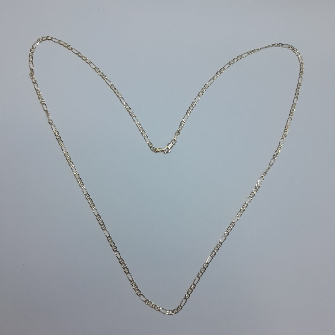 CADENAS TEJIDO FIGARO GUCHI ORO 10K 60 CM 5.2 GR (NUEVO)
