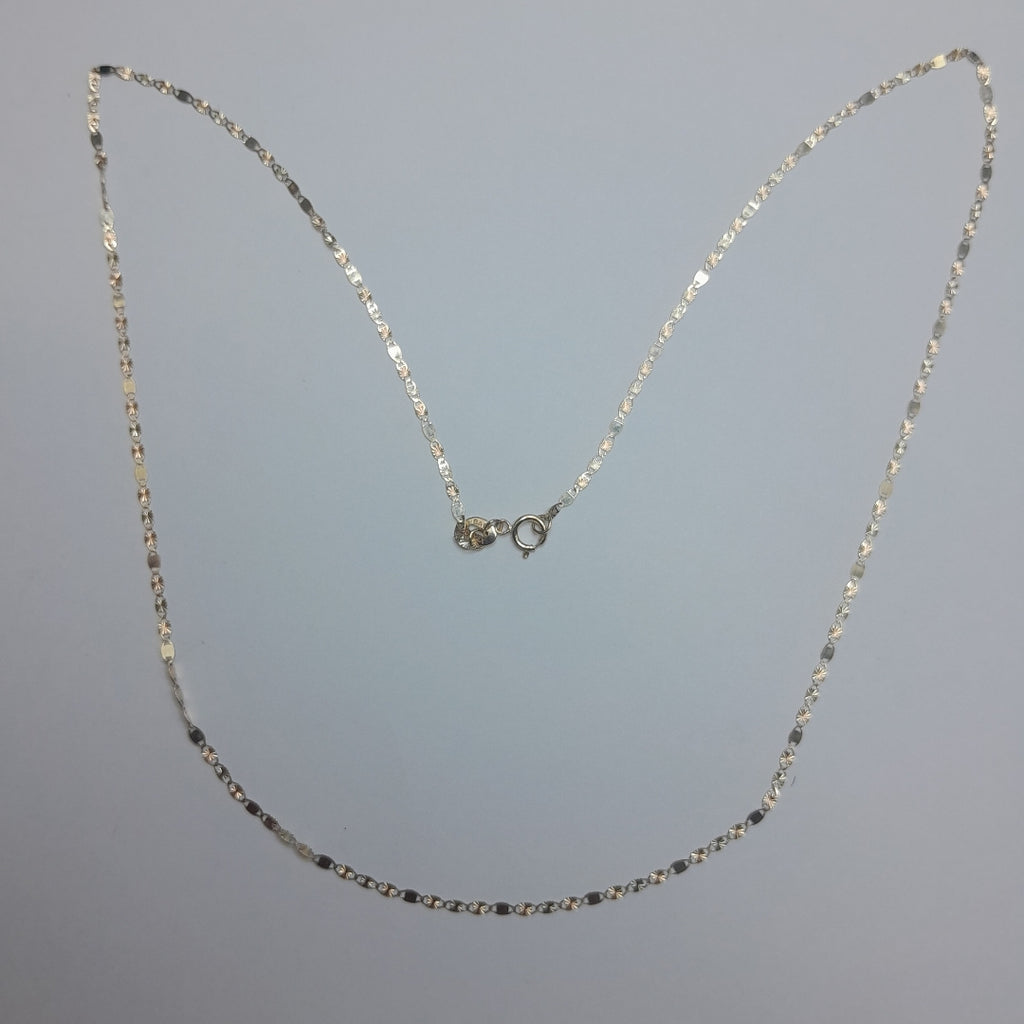 CADENAS TEJIDO GUCHI ORO 10K 55 CM 1.7 GR (NUEVO)