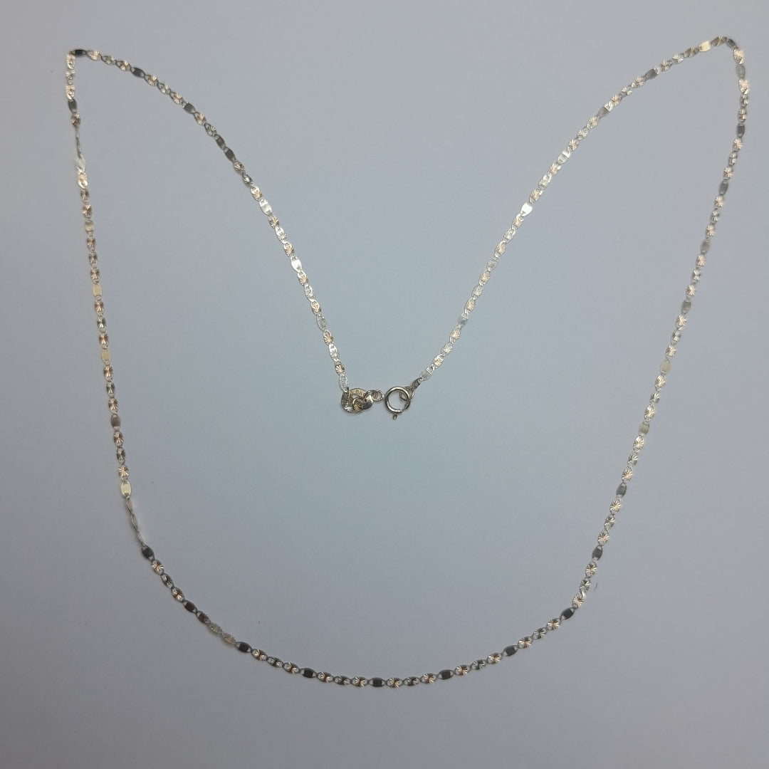 CADENAS TEJIDO GUCHI ORO 10K 55 CM 1.7 GR (NUEVO)