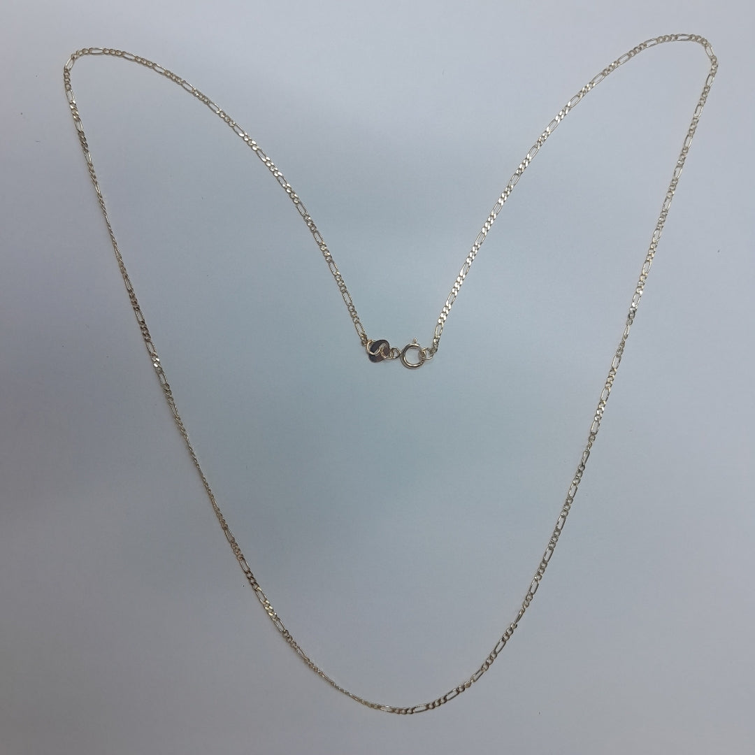 CADENAS TEJIDO 3X1 ORO 14K 55 CM 2.4 GR (NUEVO)