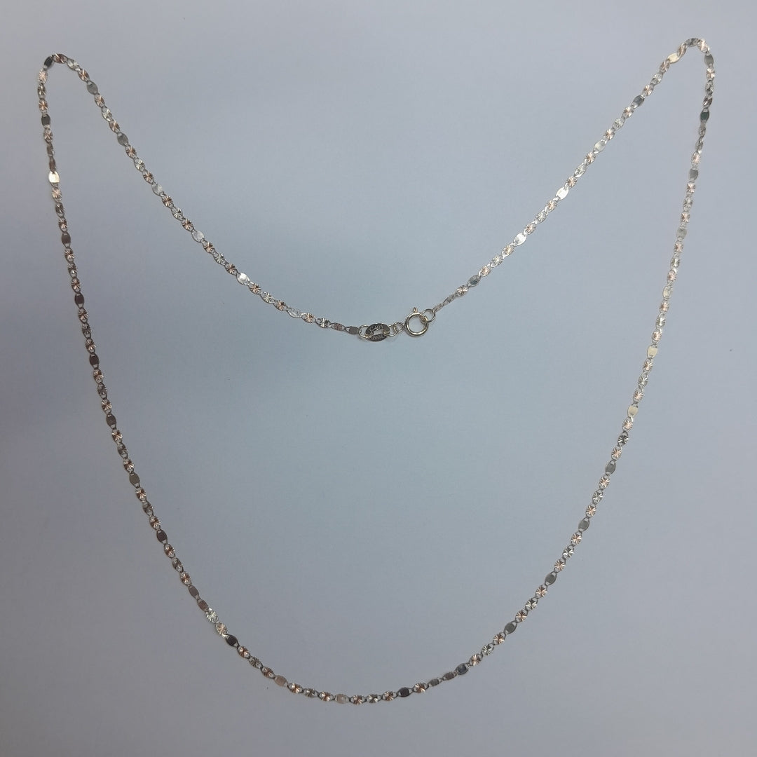 CADENAS TEJIDO GUCHI ORO 10K 55 CM 1.7 GR (NUEVO)