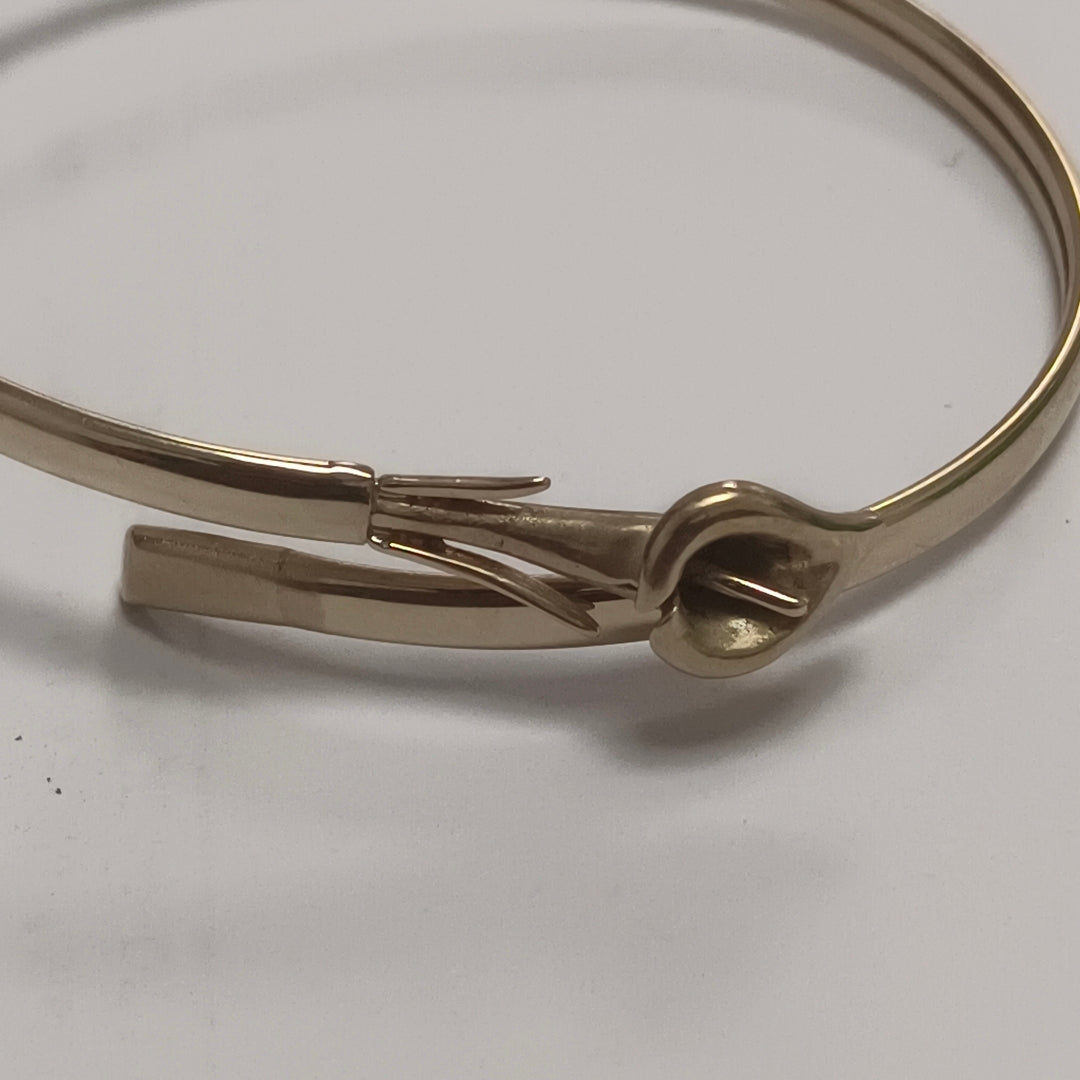 PULSERA RIGIDA ORO 14 K 7.5 GRMS (SEMINUEVO)