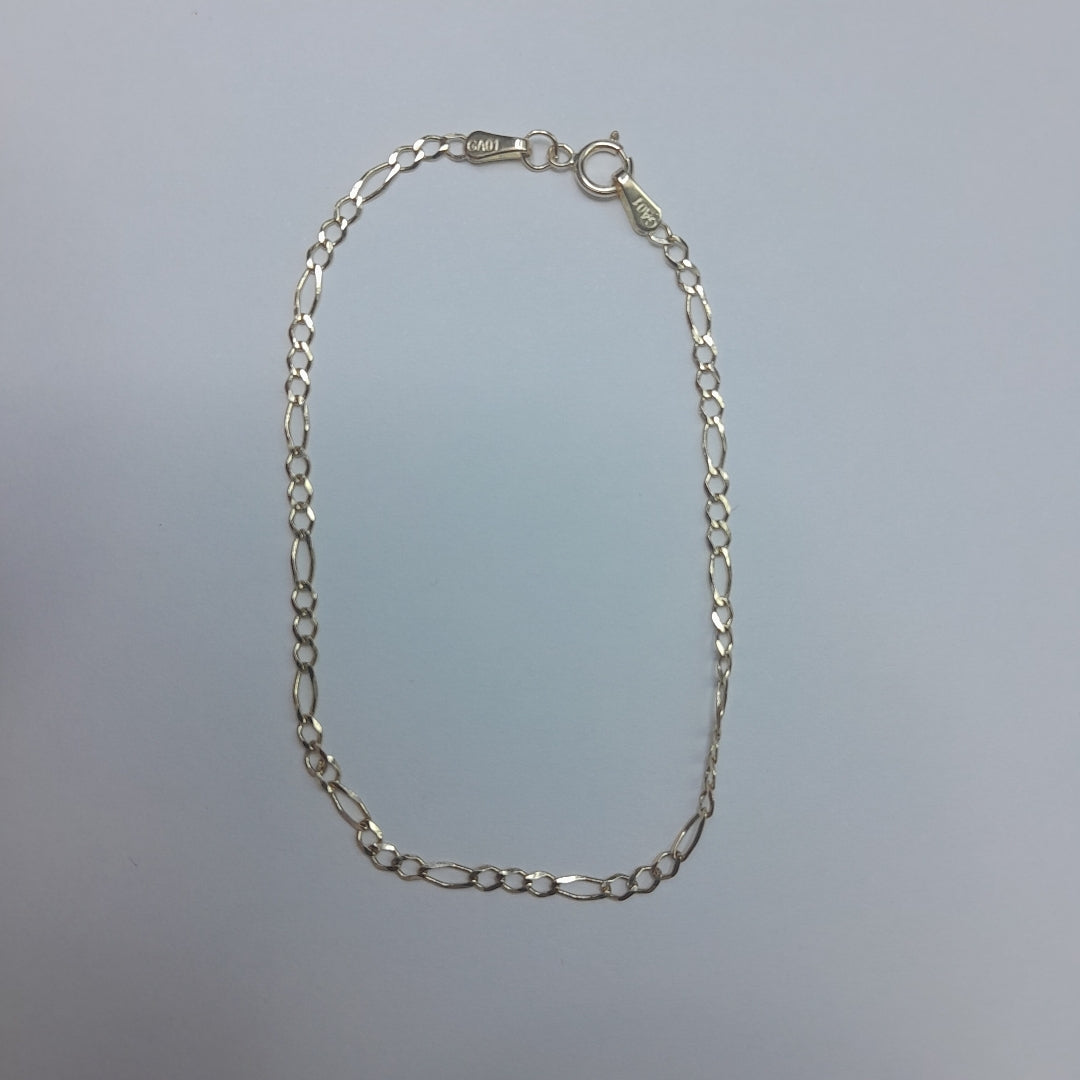 PULSERAS TEJIDO 3X1 ORO 10K 18 CM 1 GR (NUEVO)