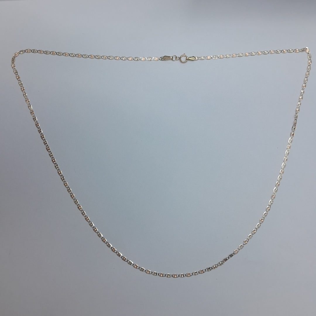 CADENAS TEJIDO GUCHI ORO 10K 55 CM 3 GR (NUEVO)