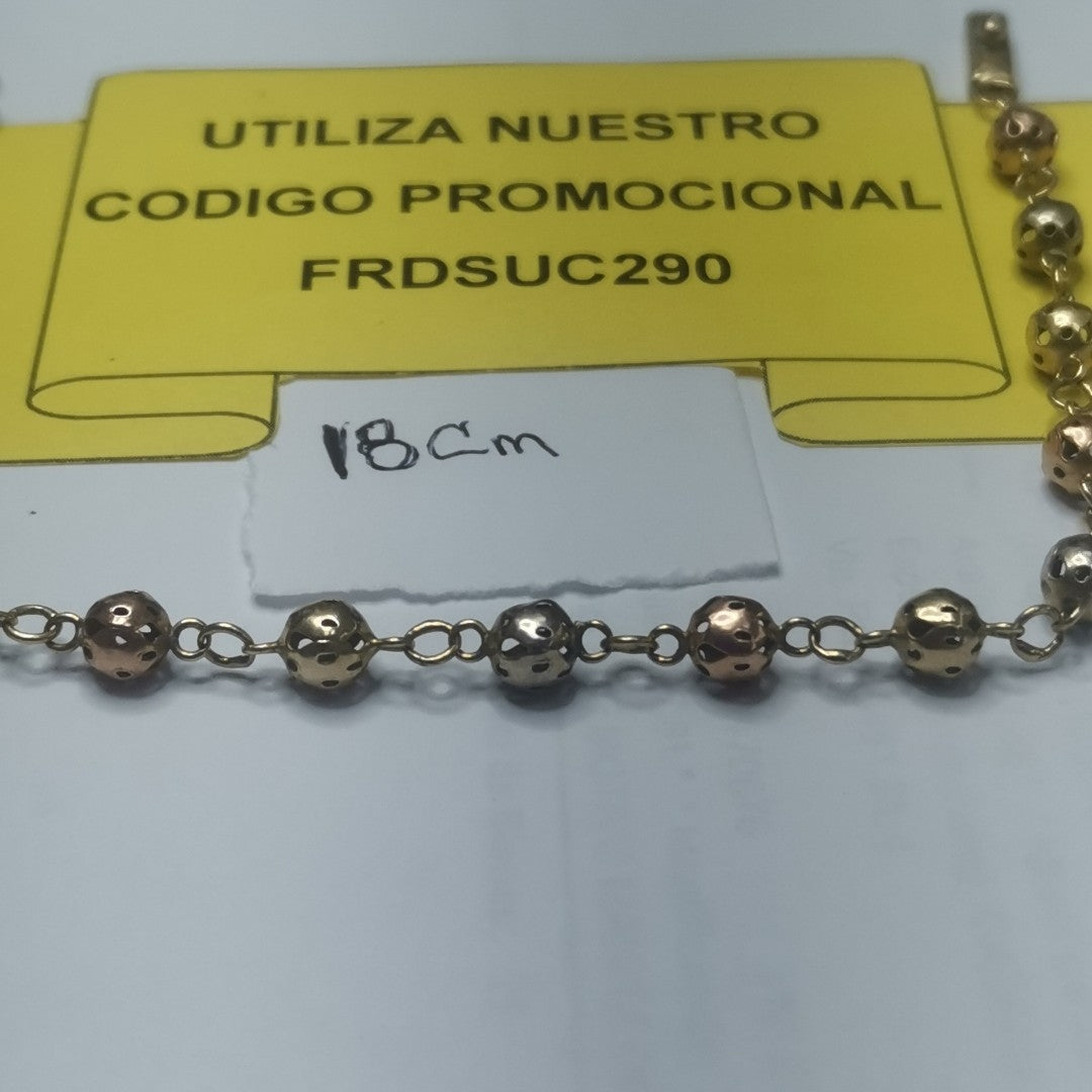 PULSERA ORO 14 K 4.9 GRMS (SEMINUEVO)