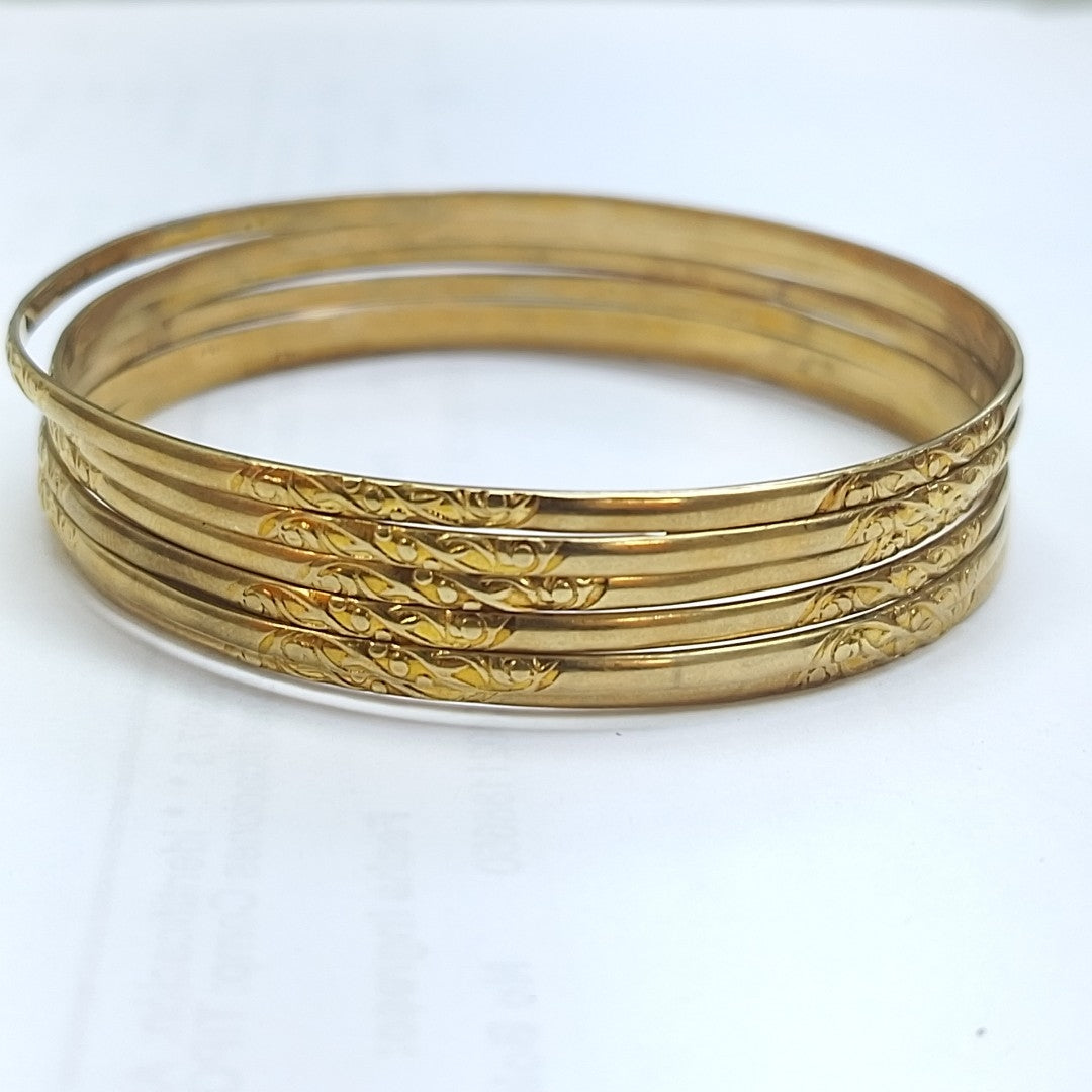 SEMANARIO DE PULSERAS ORO 14 K 37 GRMS (SEMINUEVO)