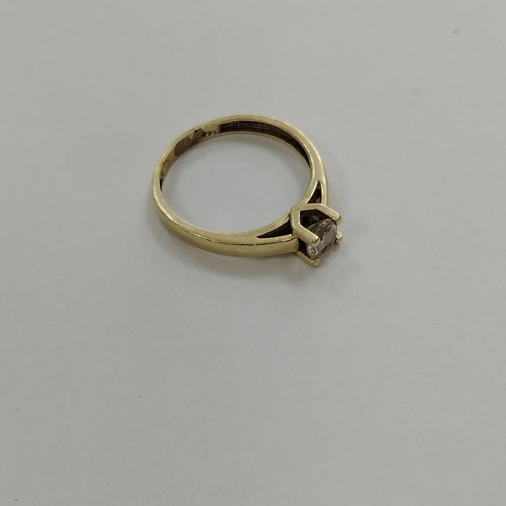 SOLITARIO ORO 14 K 2.3 GRMS (SEMINUEVO)