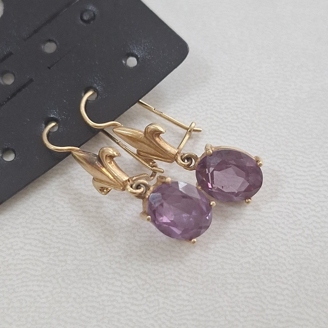 ARETES PAR ORO 14 K 4,40 GRMS (SEMINUEVO)