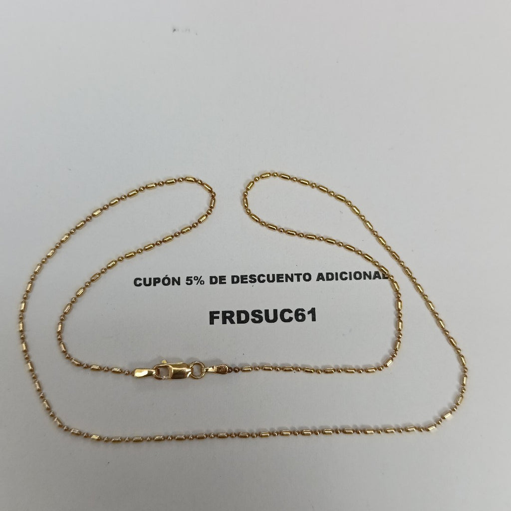 CADENA ORO 14 K 2,70 GRMS (SEMINUEVO)