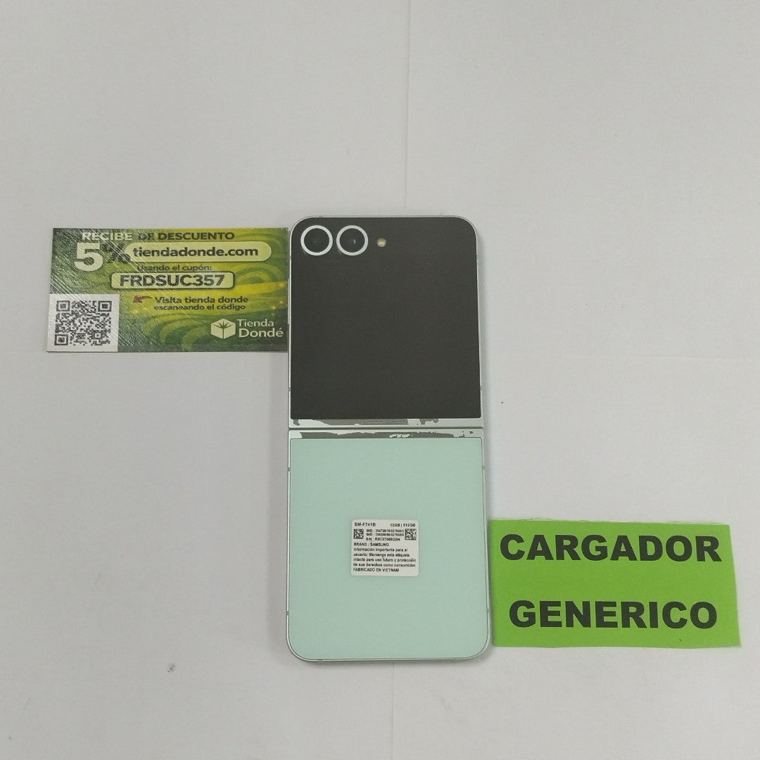 CELULAR SAMSUNG GALAXY Z FLIP6 SM-F741B (2024) 512 GB 12 GB RAM (SEMINUEVO)
