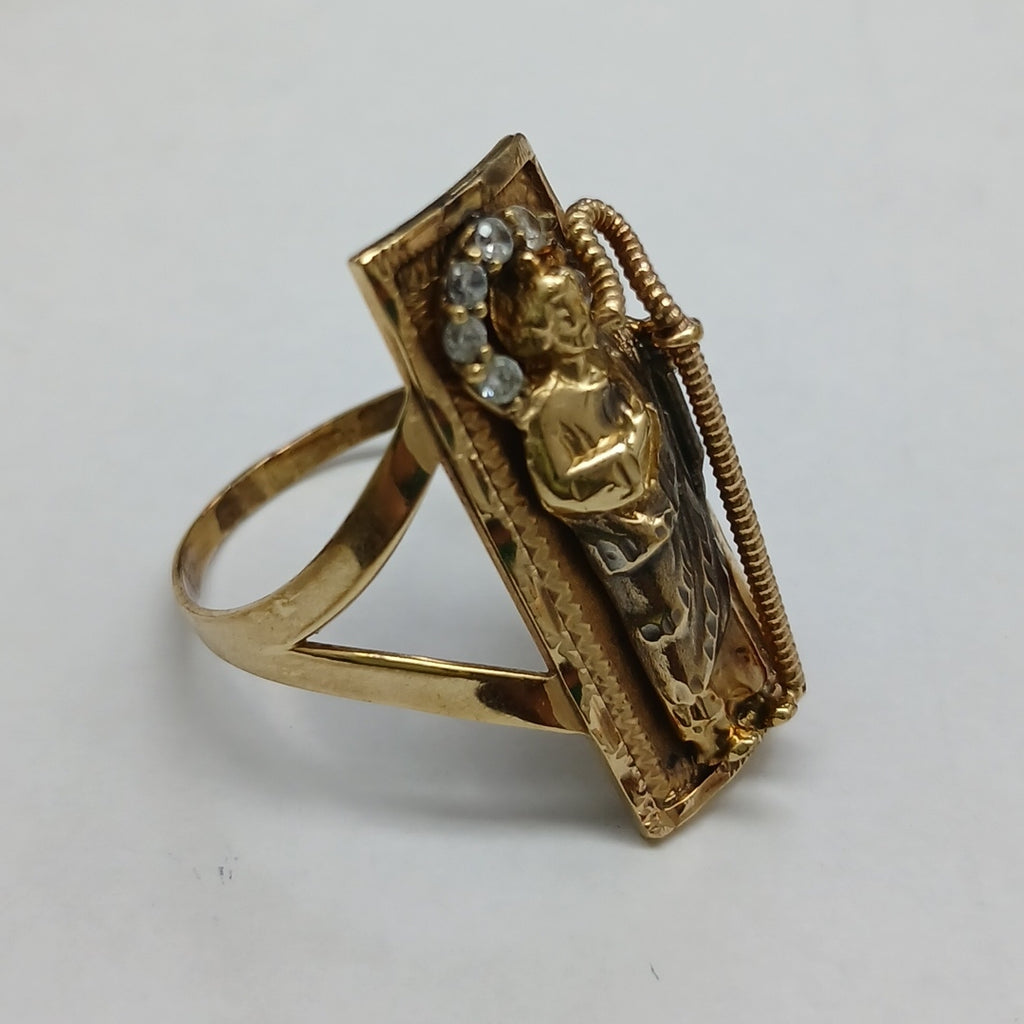 ANILLO ORO 10 K 5 GRMS (SEMINUEVO)
