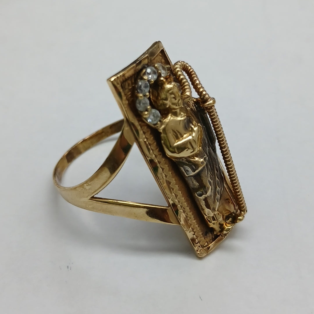 ANILLO ORO 10 K 5 GRMS (SEMINUEVO)