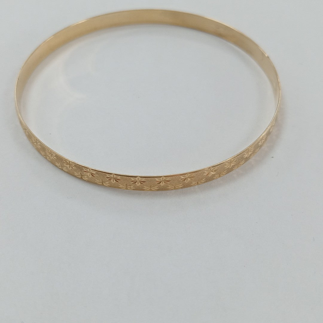 PULSERA RIGIDA ORO 10 K 7,00 GRMS (SEMINUEVO)