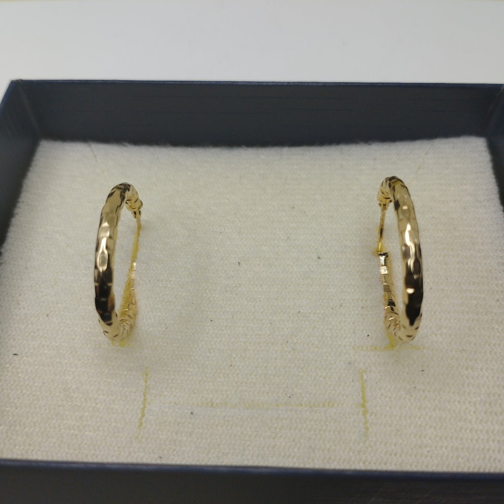 ARRACADAS PAR ORO 14 K 1.4 GRMS (SEMINUEVO)