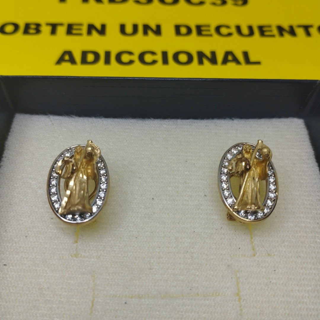 ARETES PAR ORO 14 K 6.1 GRMS (SEMINUEVO)