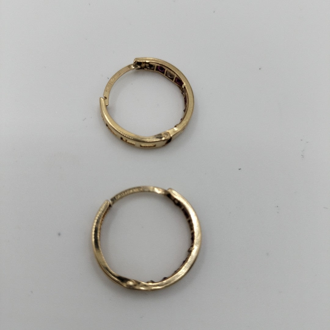 ARRACADAS PAR ORO 10 K 1.6 GRMS (SEMINUEVO)