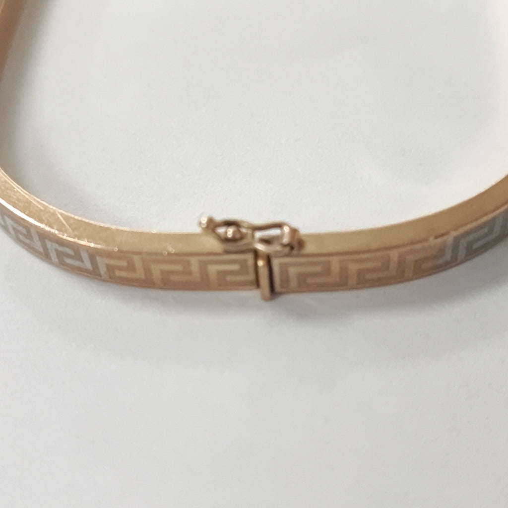 PULSERA RIGIDA ORO 10 K 7.6 GRMS (SEMINUEVO)