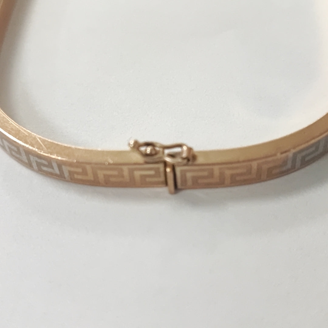 PULSERA RIGIDA ORO 10 K 7.6 GRMS (SEMINUEVO)
