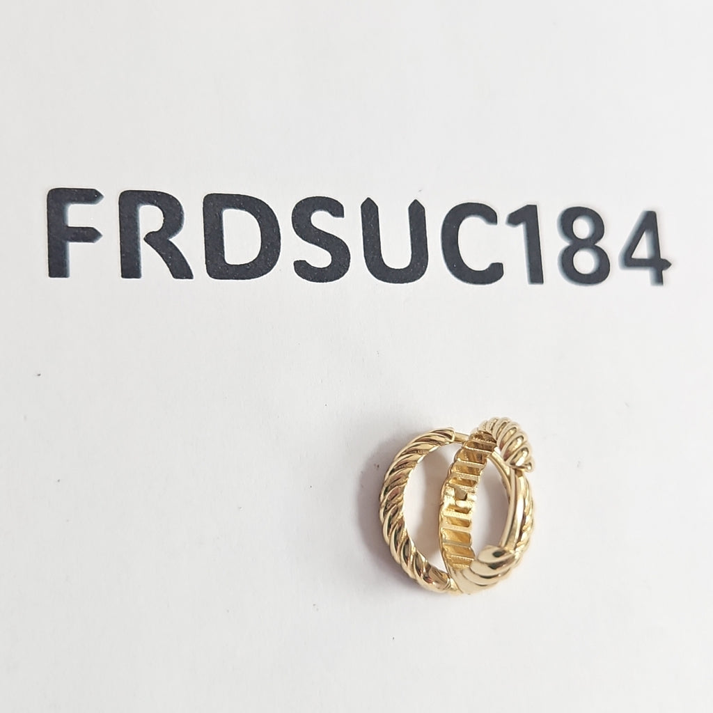 ARRACADAS PAR ORO 14 K 2 GRMS (SEMINUEVO)