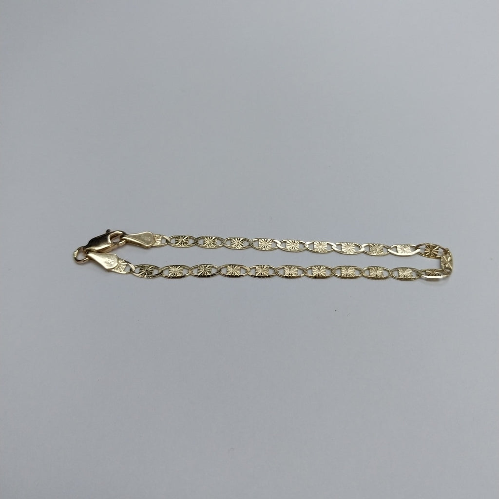 PULSERAS GUCHI ORO 14K 18 CM 2.8 GR (NUEVO)
