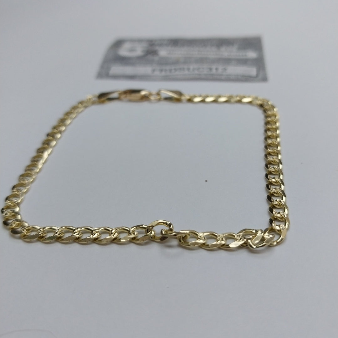 PULSERAS BARBADA ORO 14K 21 CM 5.3 GR (NUEVO)