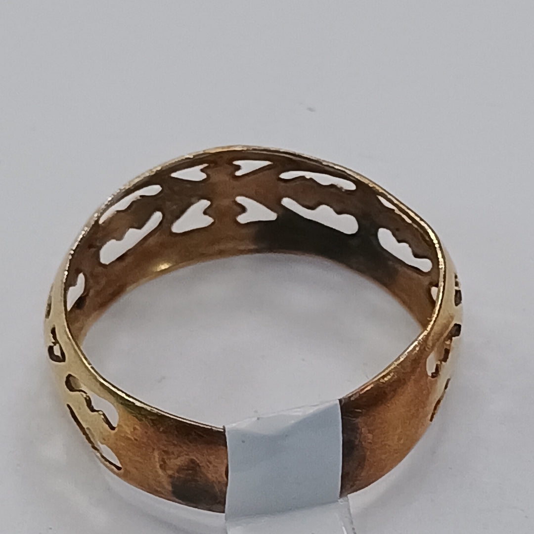 ANILLO ORO 10 K 1,10 GRMS (SEMINUEVO)