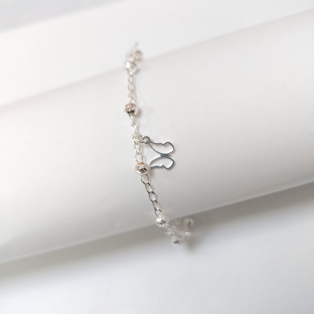 PULSERA TEJIDO ESPECIAL PLATA .925 18 CM 2.9 GR (NUEVO)